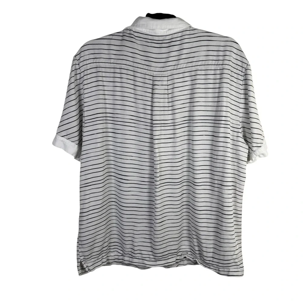 Tombolo Le Sirenuse Corsa Shirt Striped Polo Nautical Boat Size Large - Picture 6 of 7